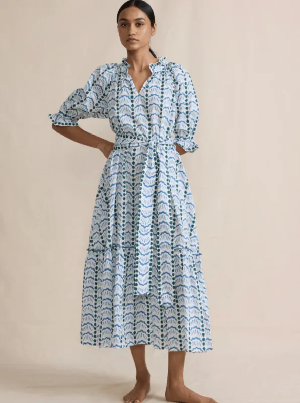 Shell We Dance? Dress in Deep Sea sold by Beau & Ro