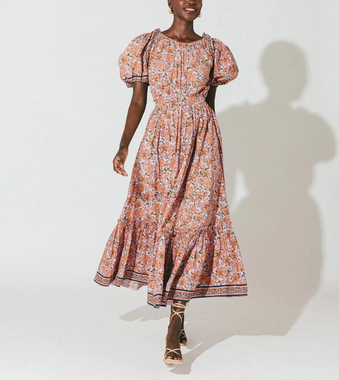 Karena Ankle Dress in Asilah Print sold by Beau & Ro product image thumbnail 2