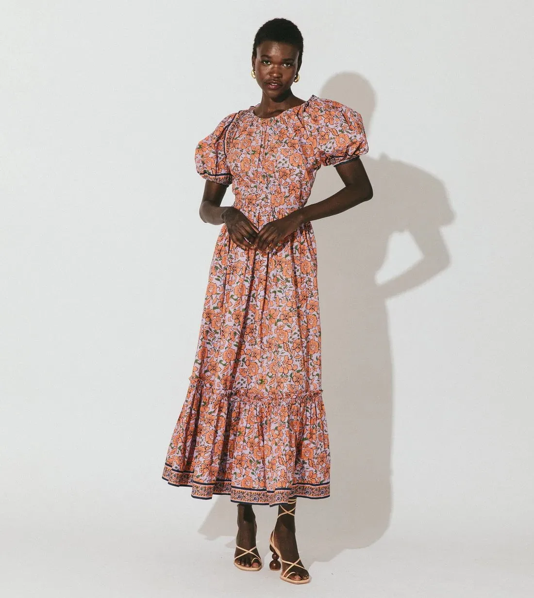 Karena Ankle Dress in Asilah Print sold by Beau & Ro product image thumbnail 4