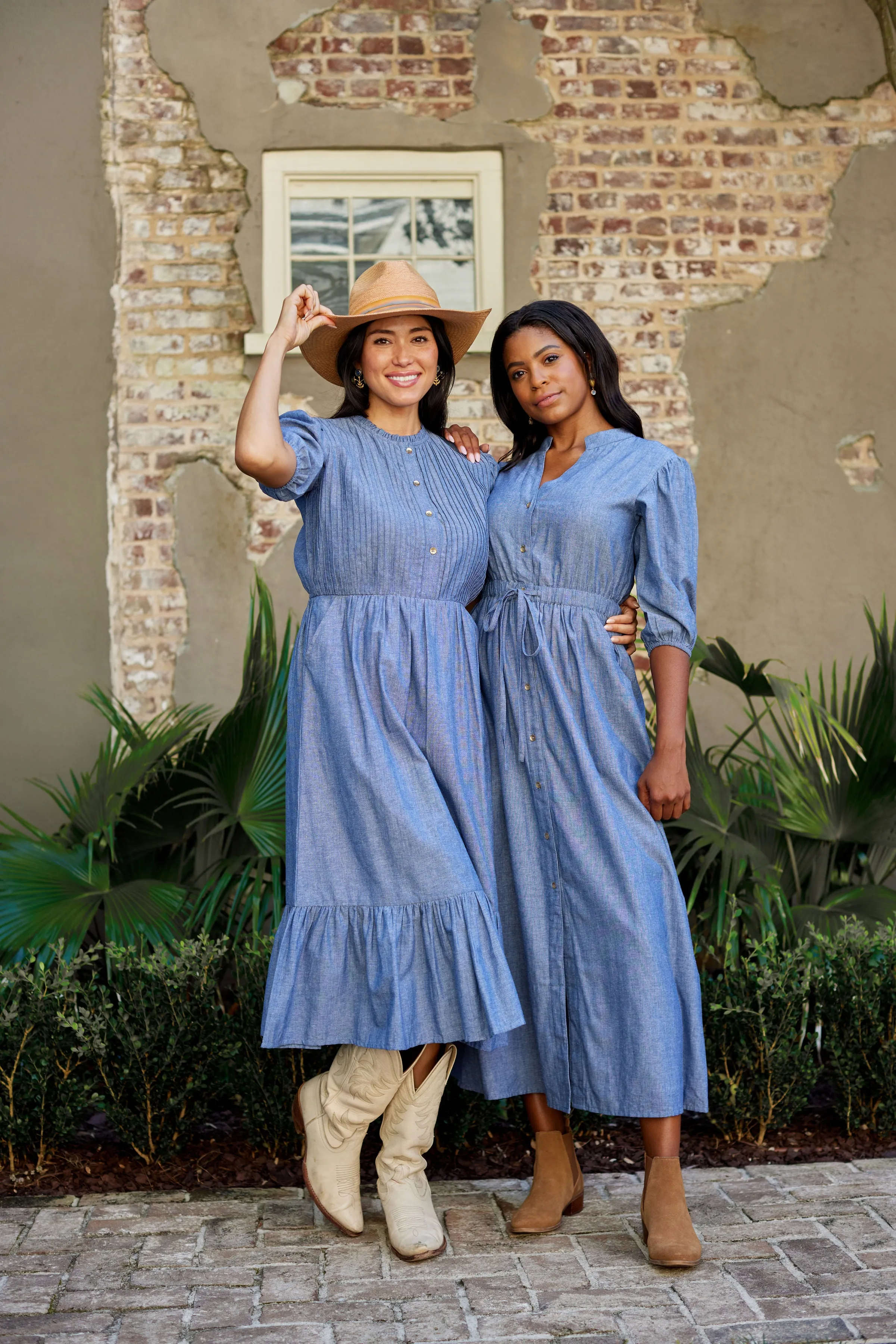 The Annika Dress | Chambray sold by Beau & Ro product image thumbnail 2