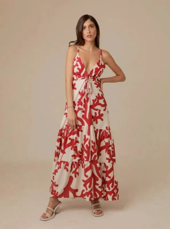 Scarlet Dress in Red sold by Beau & Ro