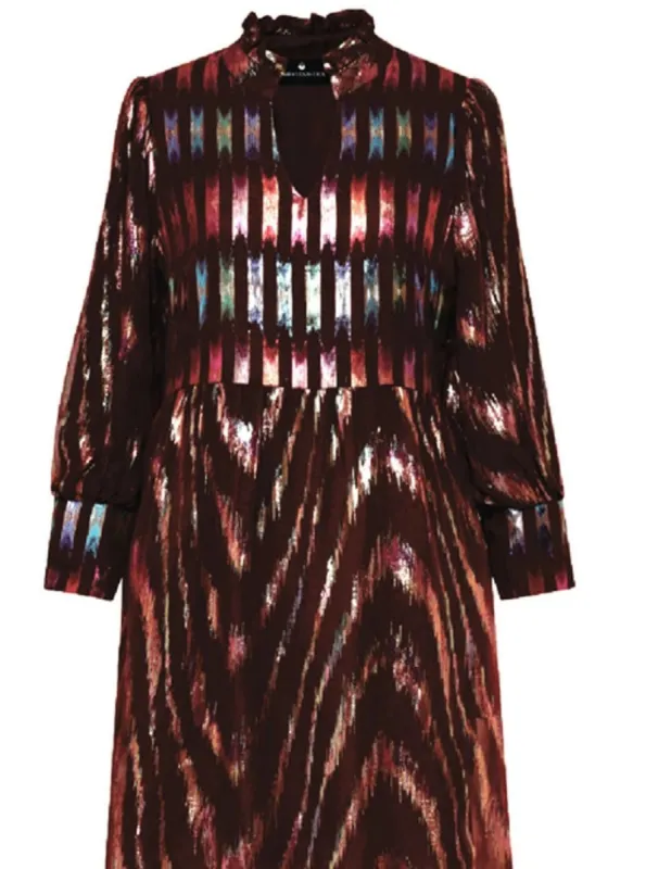 Scarlet Dress in Burgundy sold by Beau & Ro