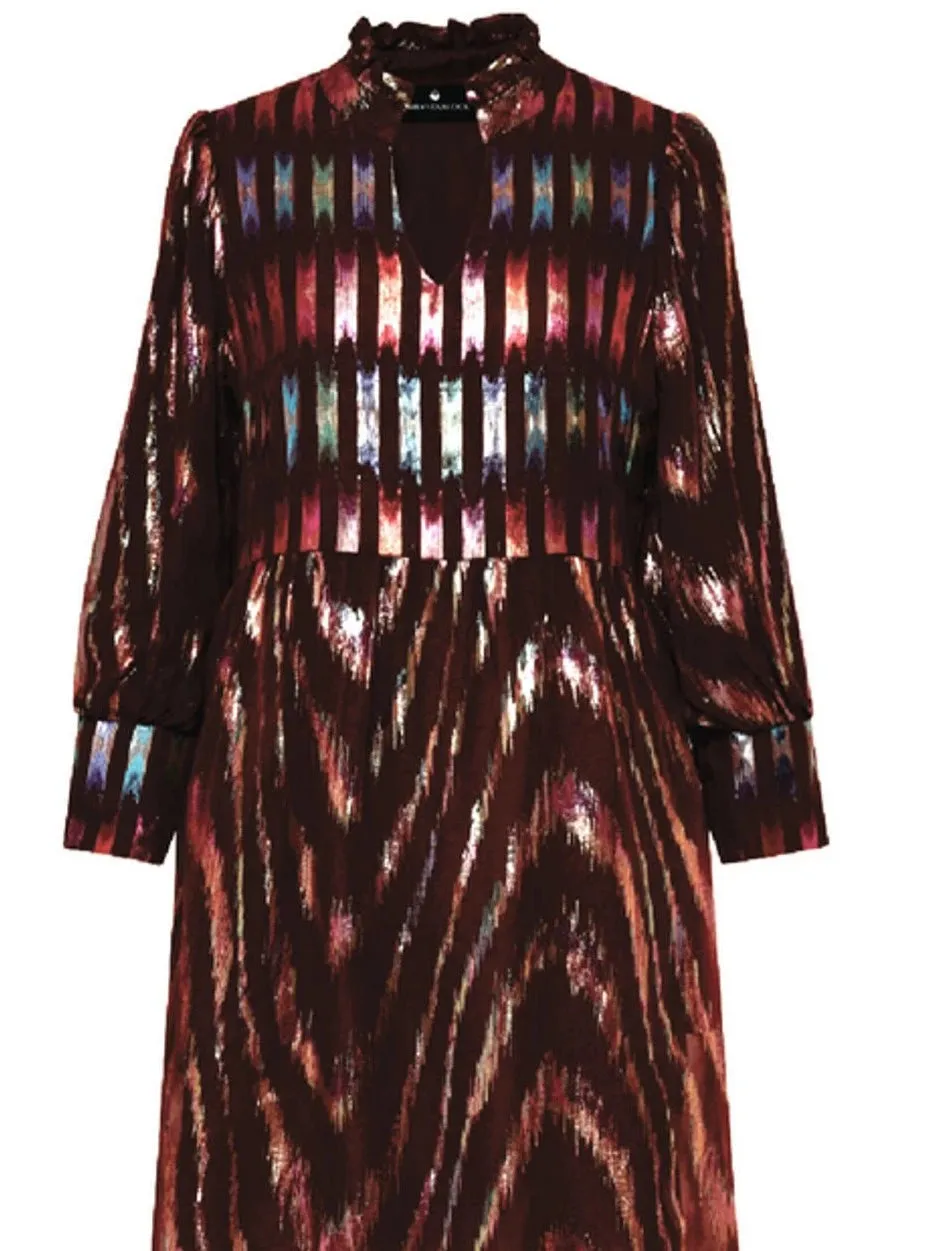 Scarlet Dress in Burgundy sold by Beau & Ro