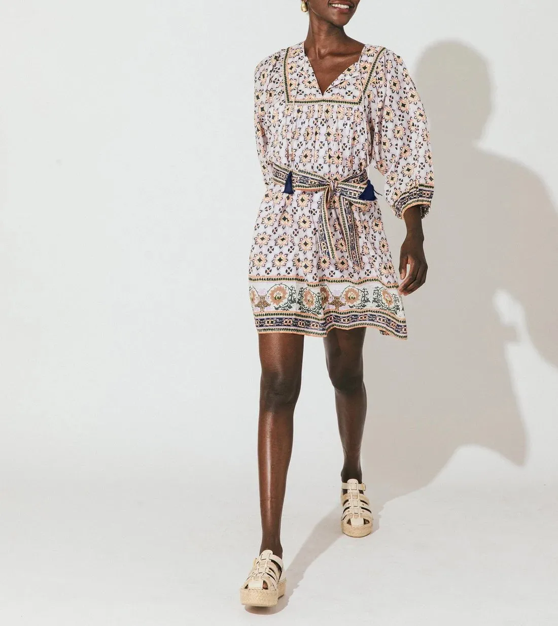Giovanna Mini Dress in Marrakesh Print sold by Beau & Ro product image thumbnail 4