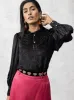 Evanna Top in Black sold by Beau & Ro