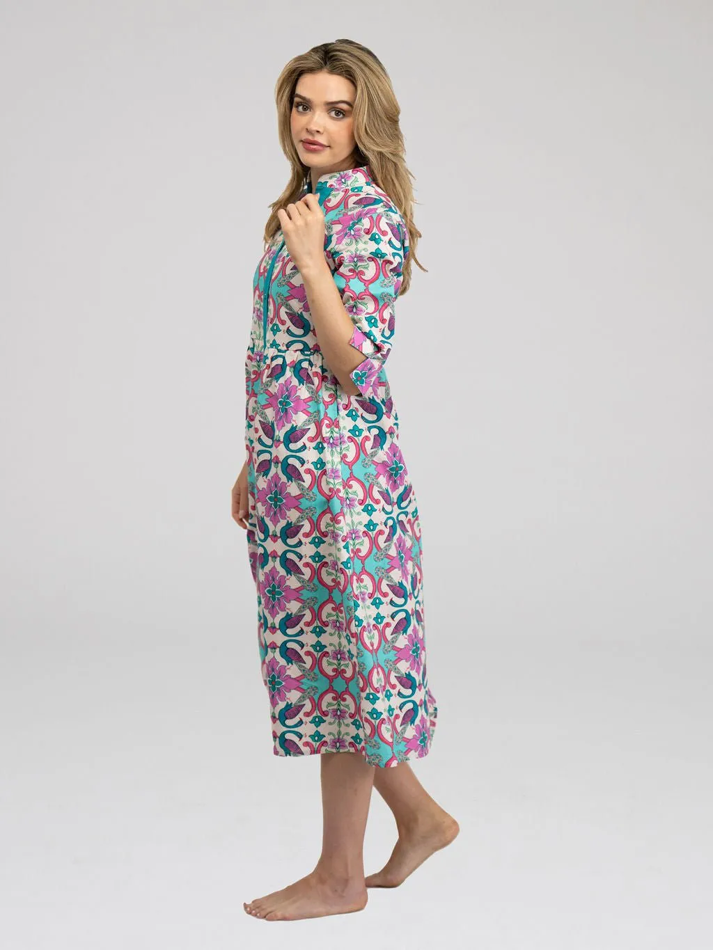 The Valerie Dress | Pink Peacock sold by Beau & Ro product image thumbnail 4