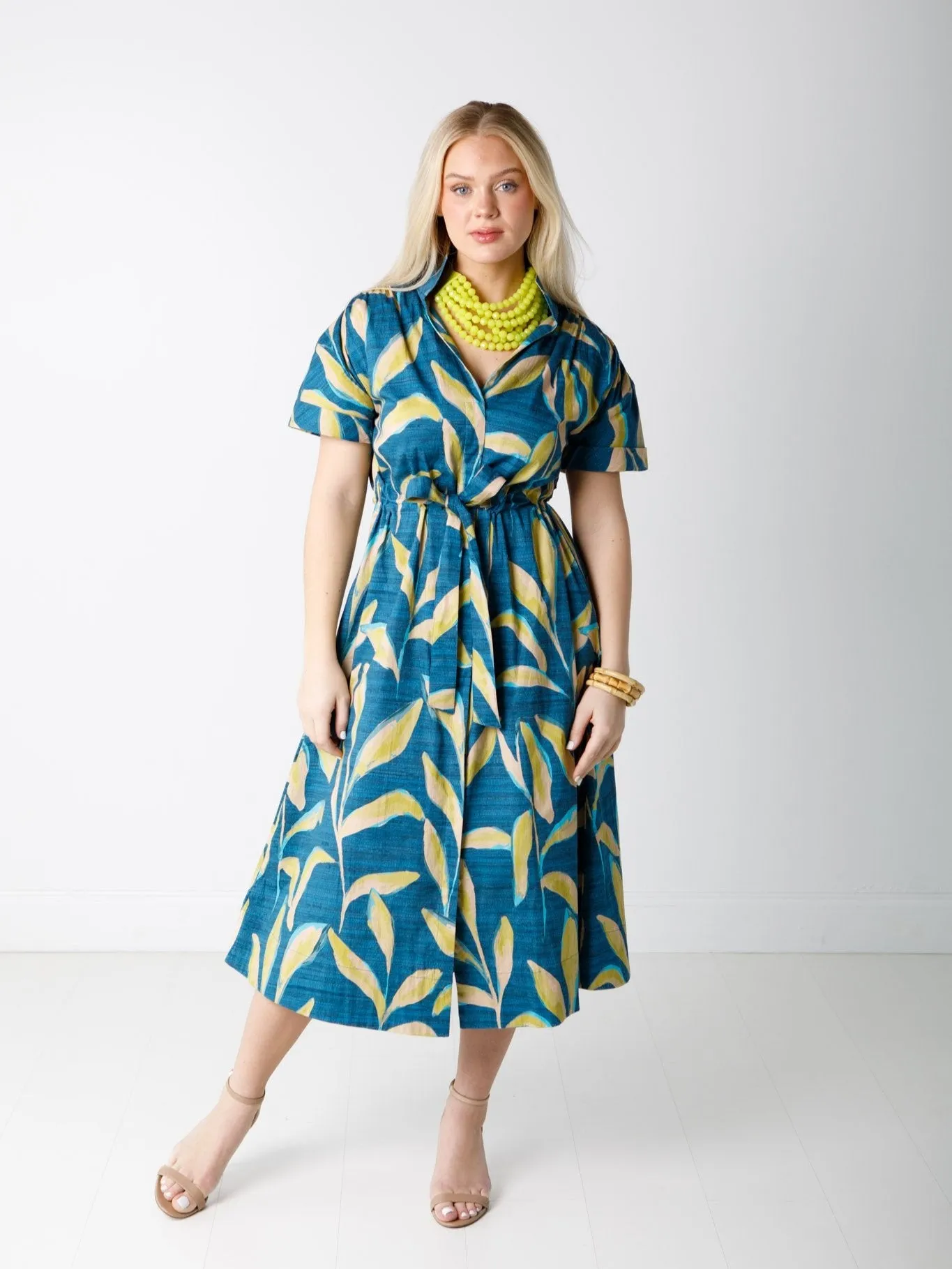 Bria Dress in Midnight Bamboo sold by Beau & Ro