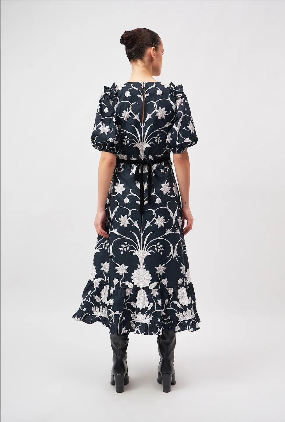 Antonia Dress in Meknes Black sold by Beau & Ro product image thumbnail 4