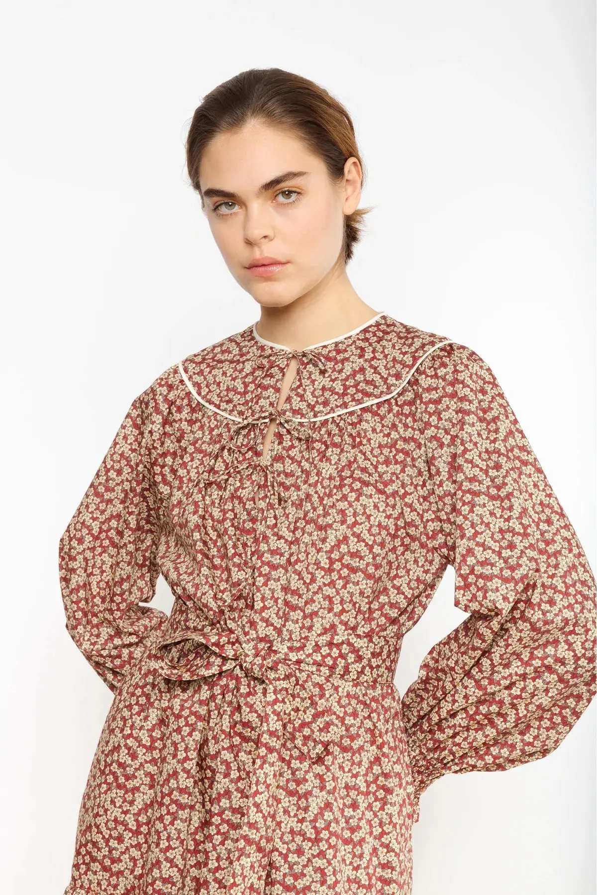 Martha Dress in Ffion sold by Beau & Ro product image thumbnail 2