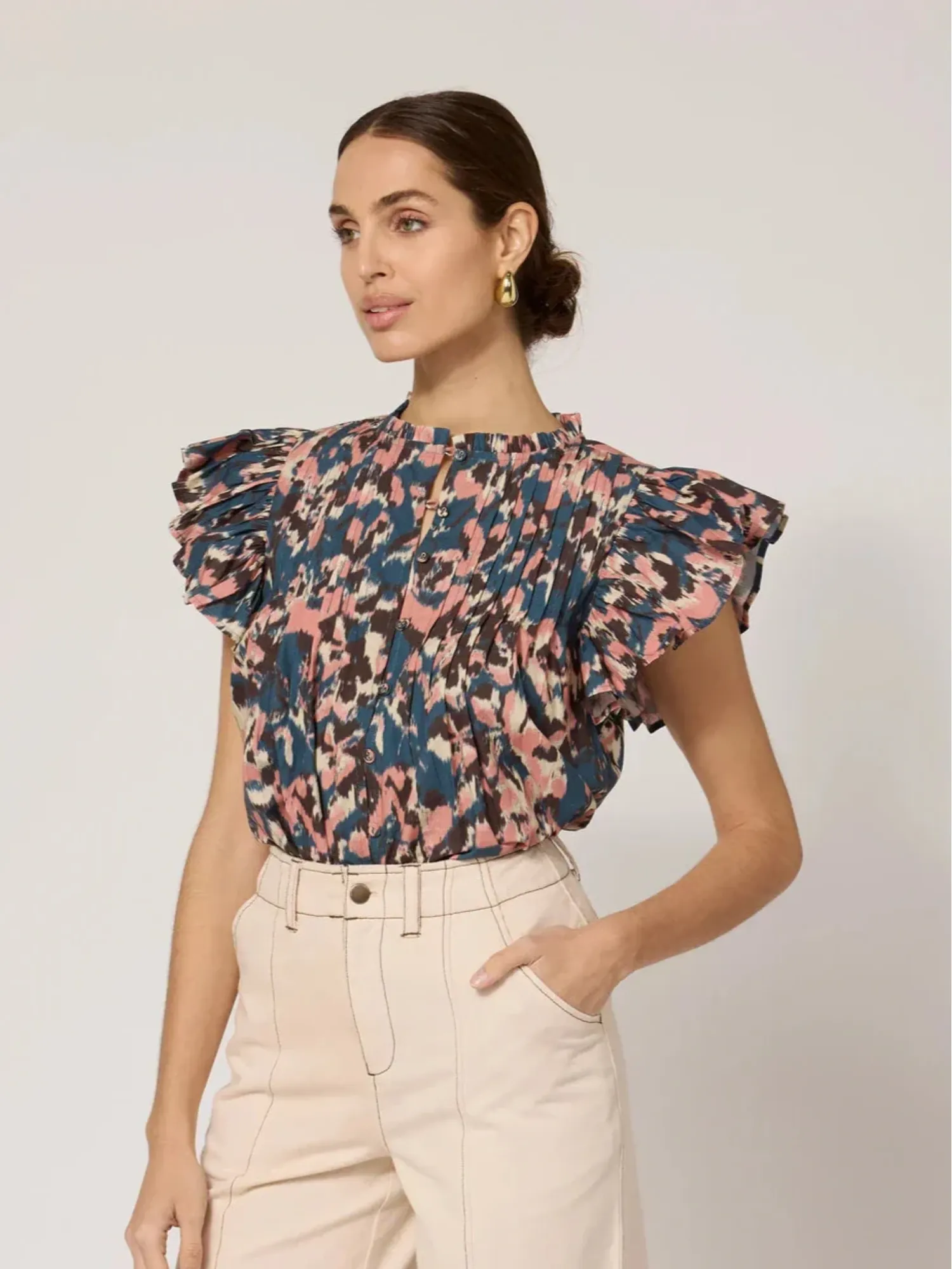 Maritza Blouse in Le Jules sold by Beau & Ro