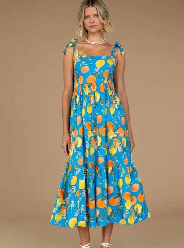 Doe Dress in Citron sold by Beau & Ro