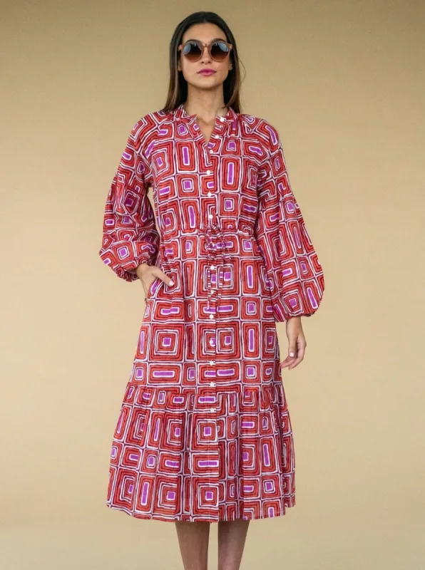 Emory Dress in Disco sold by Beau & Ro