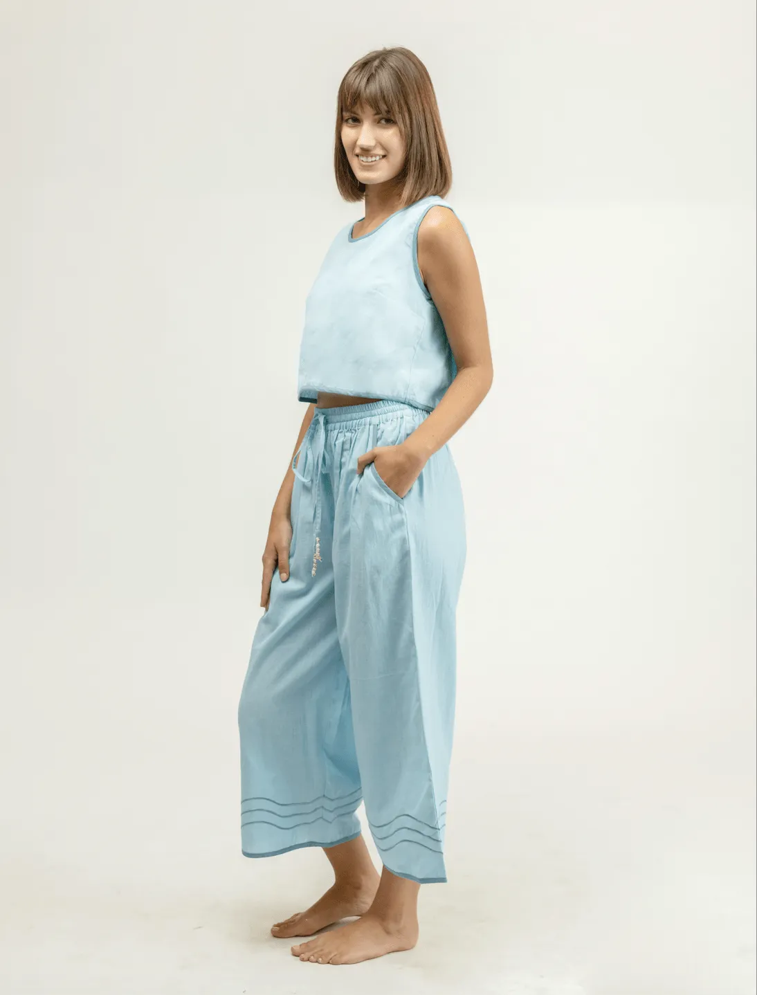 The Beach Tank | Blue sold by Beau & Ro product image thumbnail 3