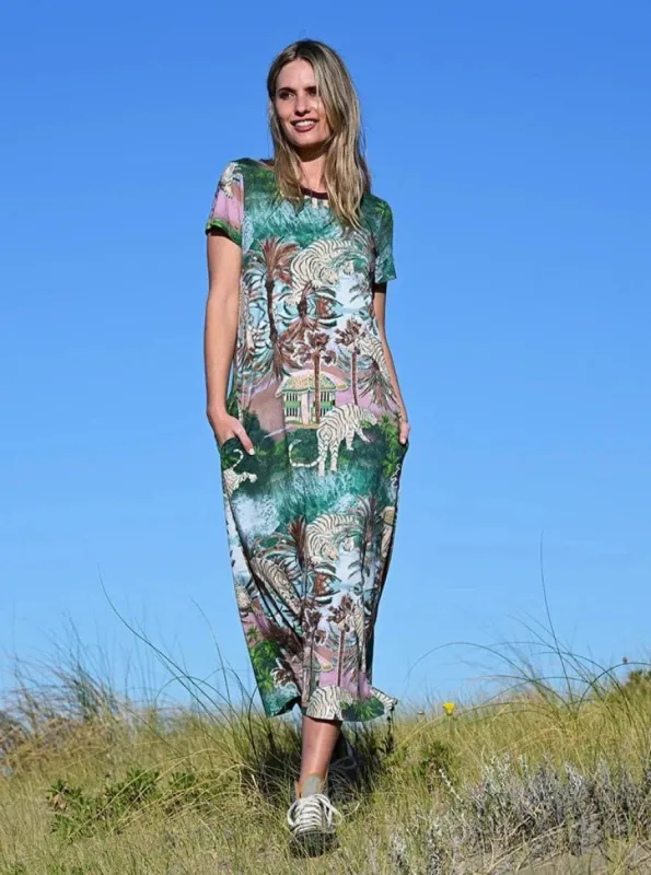 Paradise Jersey Long Dress sold by Beau & Ro