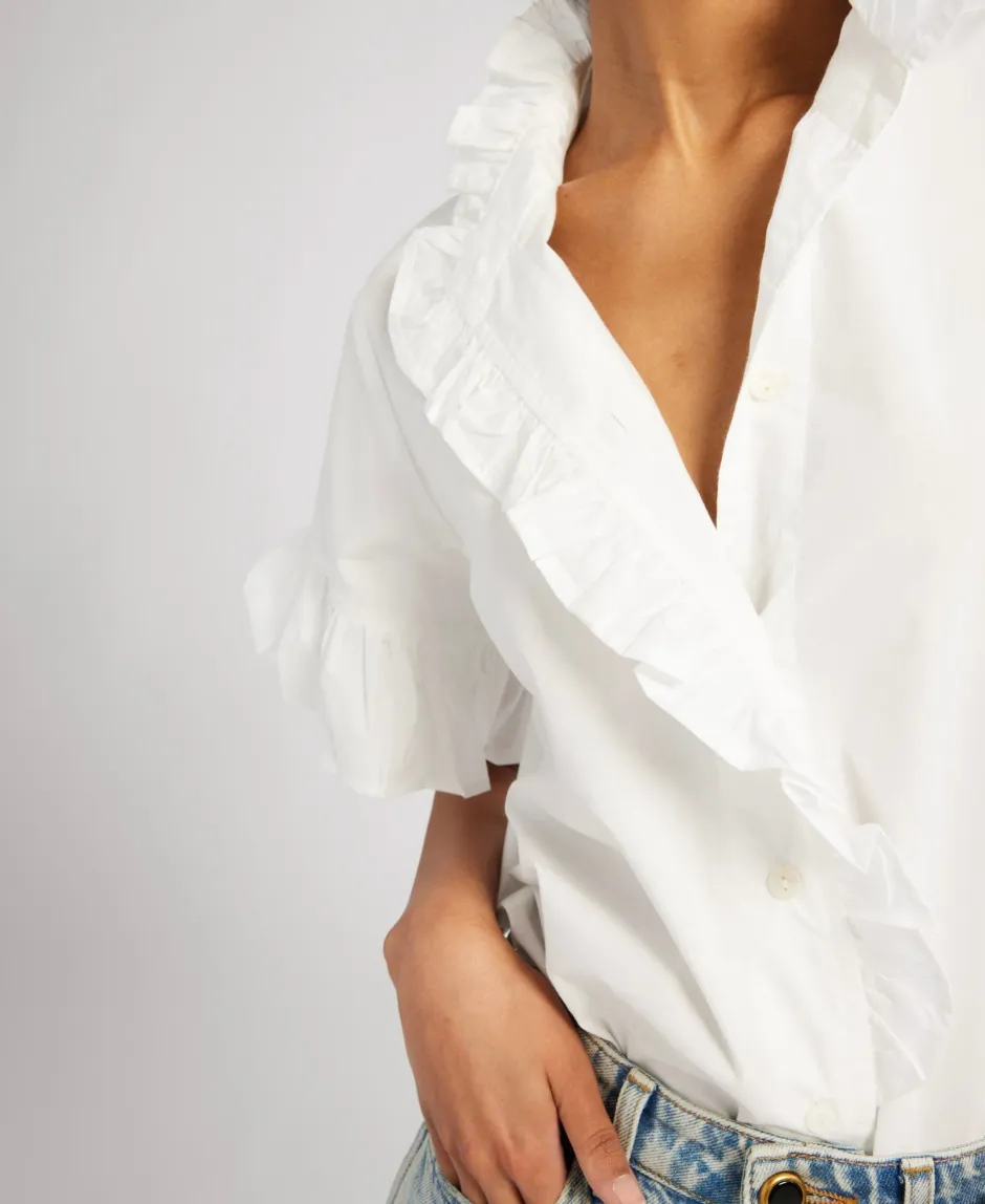 Vanessa Top in White sold by Beau & Ro product image thumbnail 2