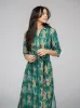 The Eloise Dress | Green Cheetah sold by Beau & Ro