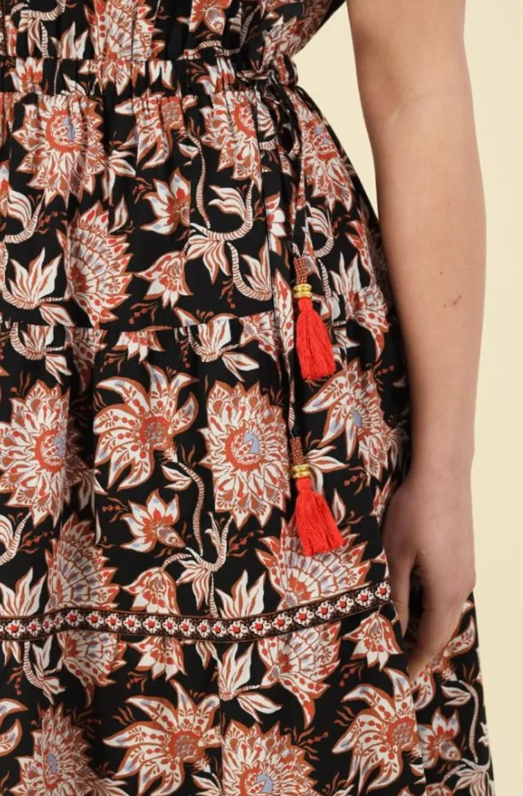 Harlow Midi Dress in Tamara Cedar sold by Beau & Ro product image thumbnail 5