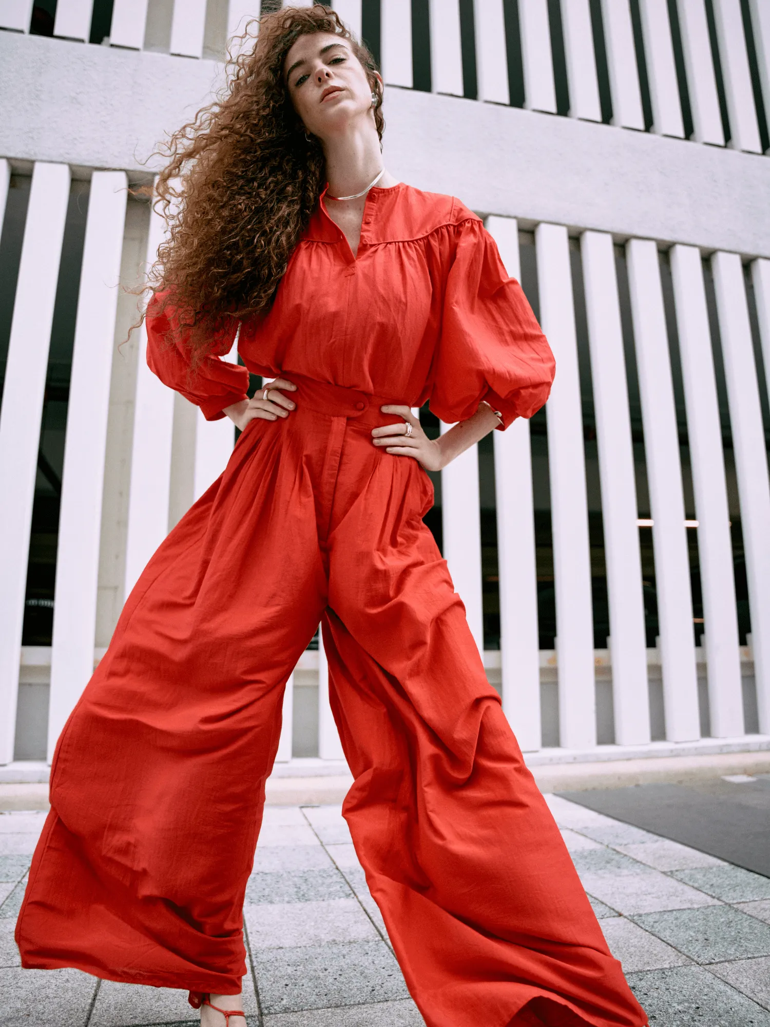 Callistoga Pant in Red sold by Beau & Ro product image thumbnail 4
