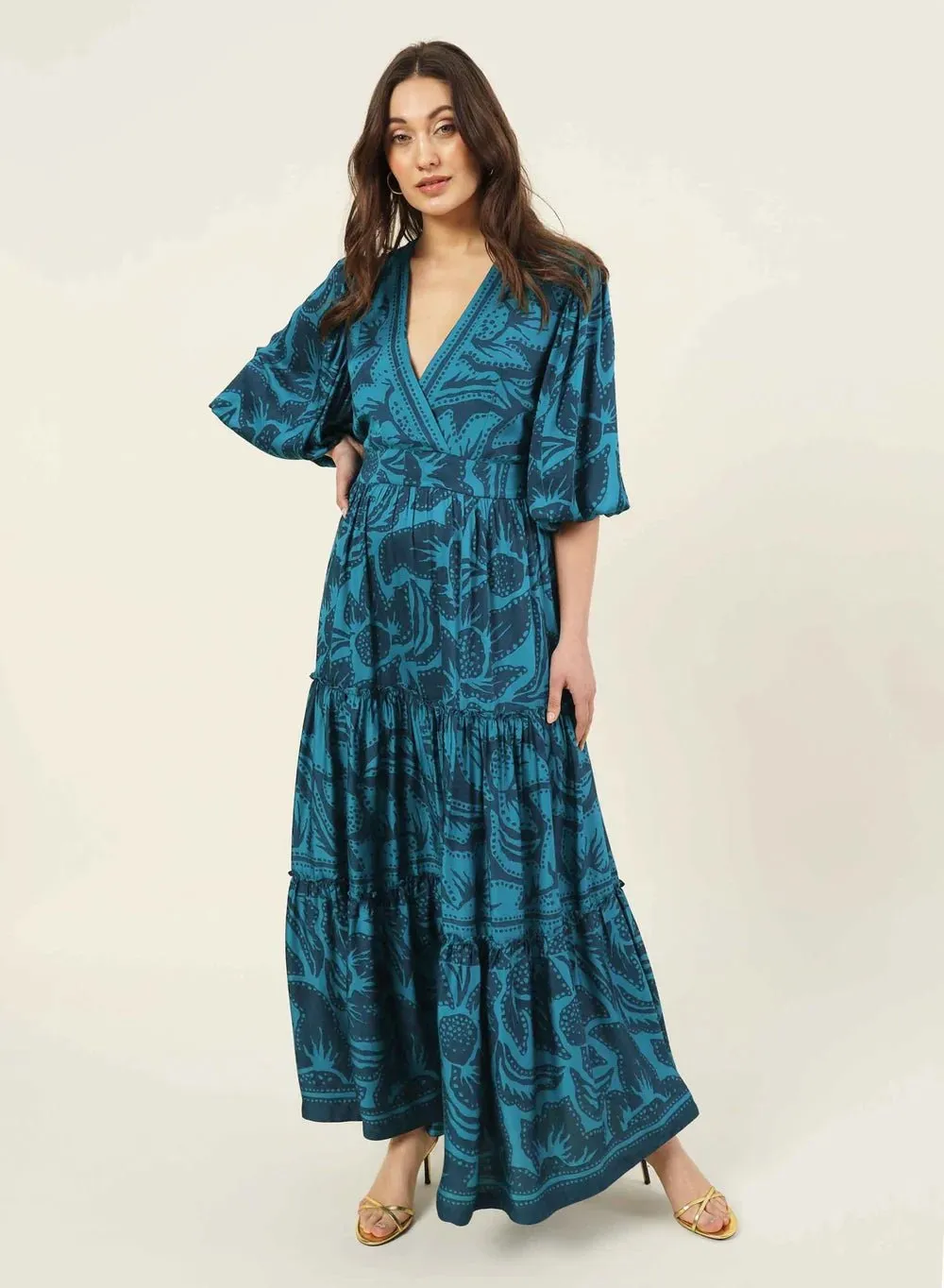 Sloan Maxi in Odisha Everglade sold by Beau & Ro product image thumbnail 2