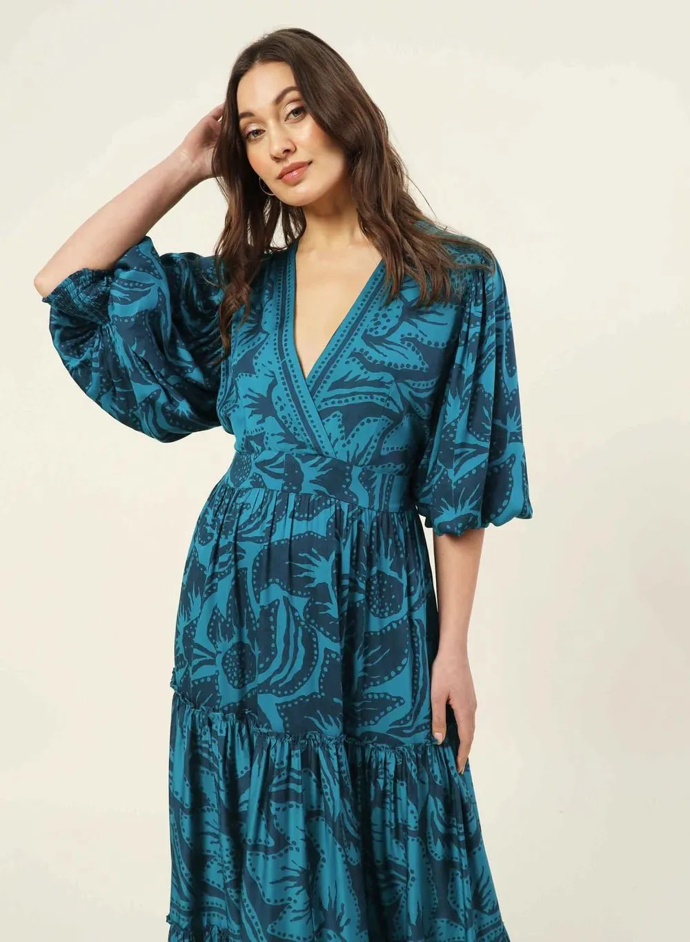 Sloan Maxi in Odisha Everglade sold by Beau & Ro product image thumbnail 5