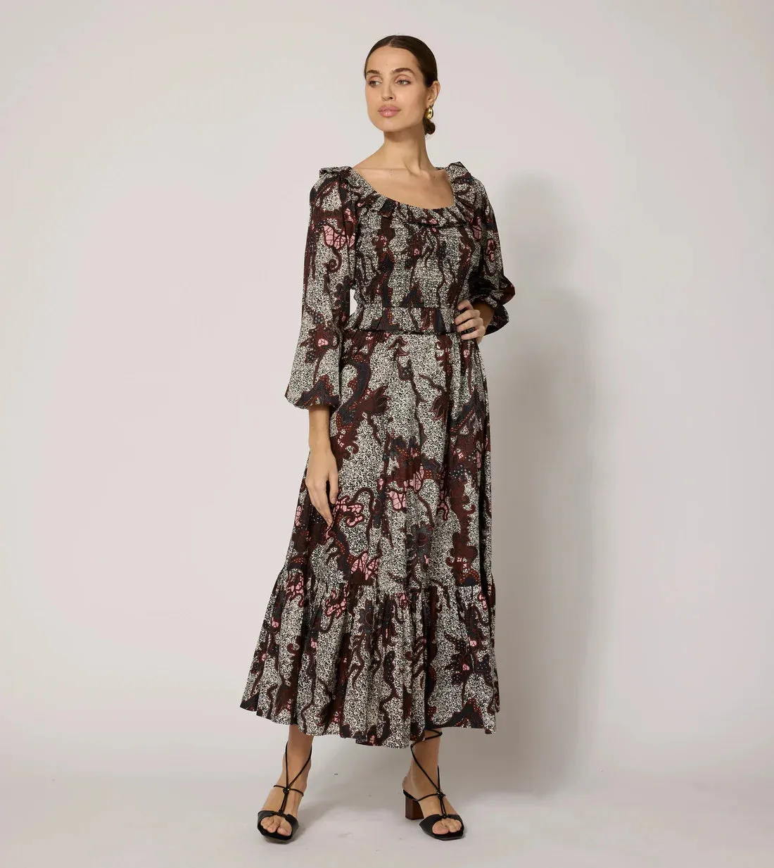 Keisha Ankle Skirt in Castello sold by Beau & Ro product image thumbnail 4