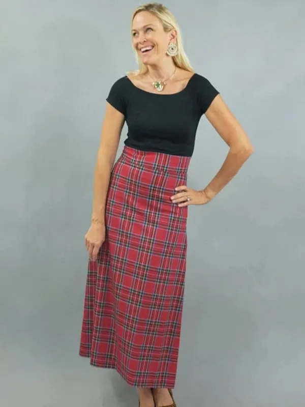 Sanibel Skirt in Royal Stewart sold by Beau & Ro