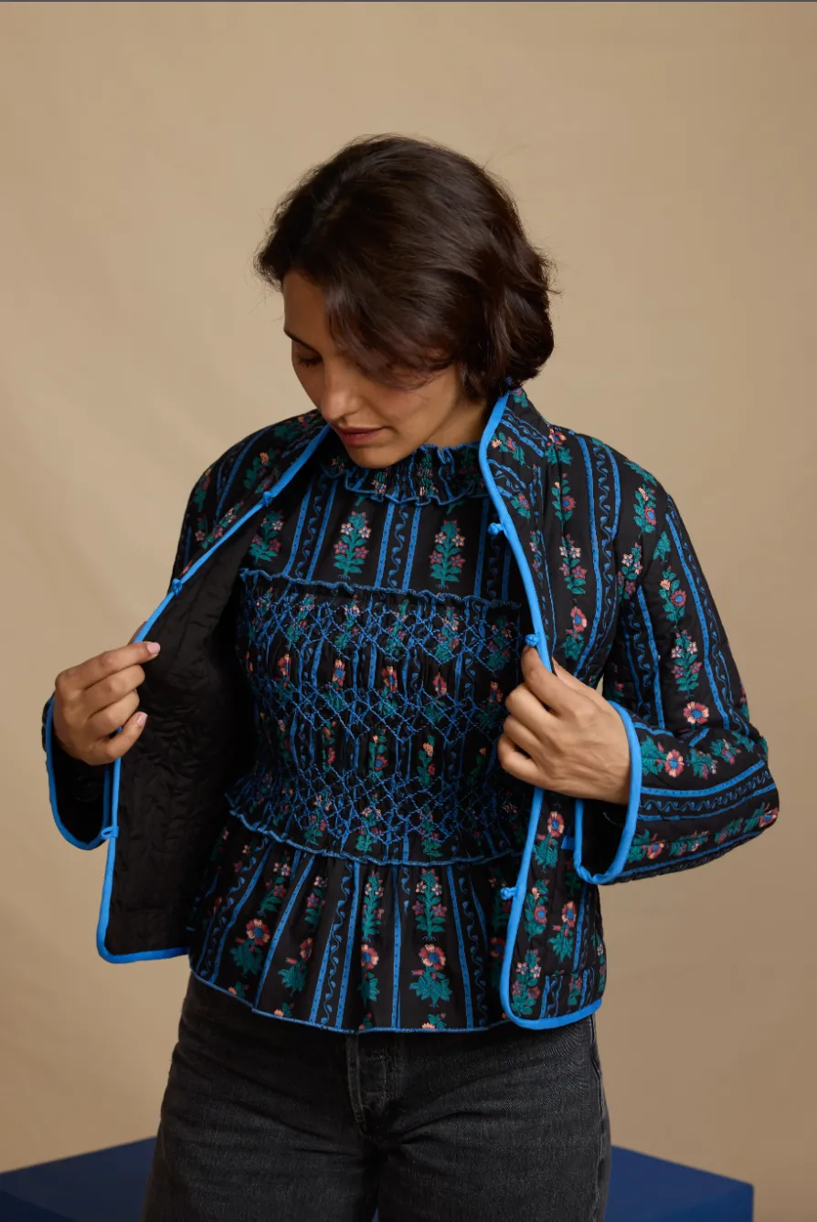 Quilted Jacket in Winter Sunflower sold by Beau & Ro product image thumbnail 2