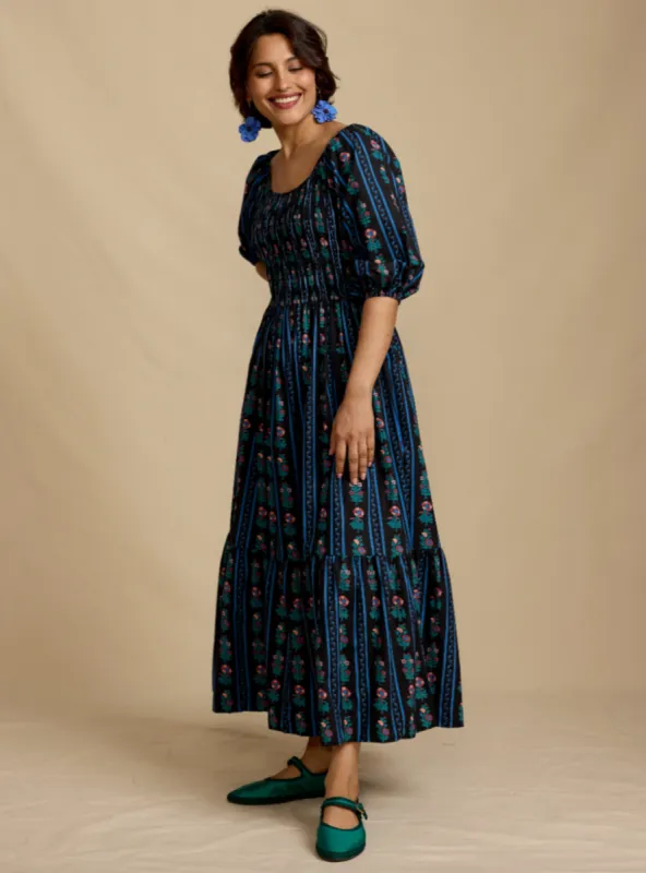 Venus Dress in Winter Sunflower sold by Beau & Ro