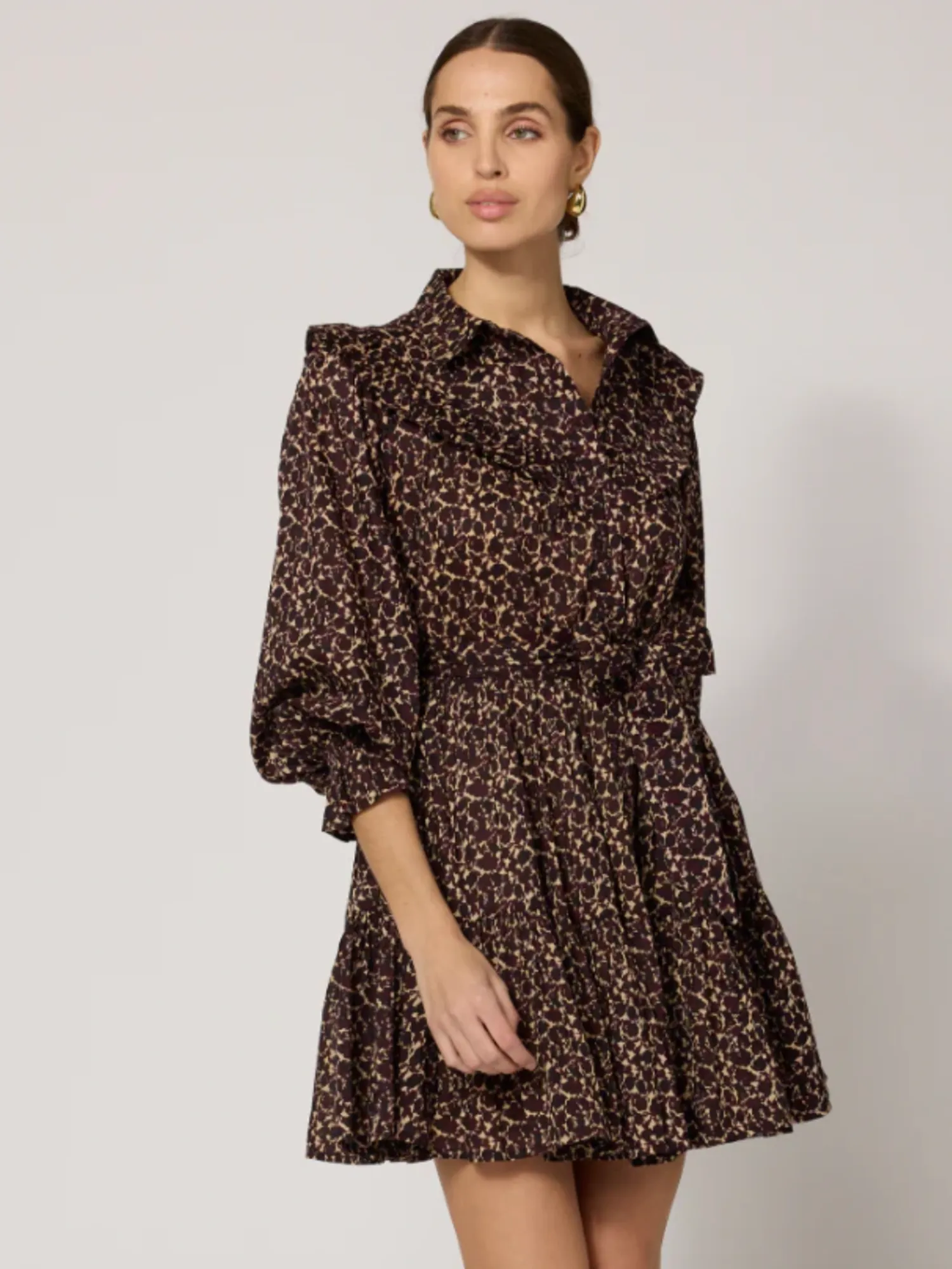Lotte Mini Dress in Medici Print sold by Beau & Ro