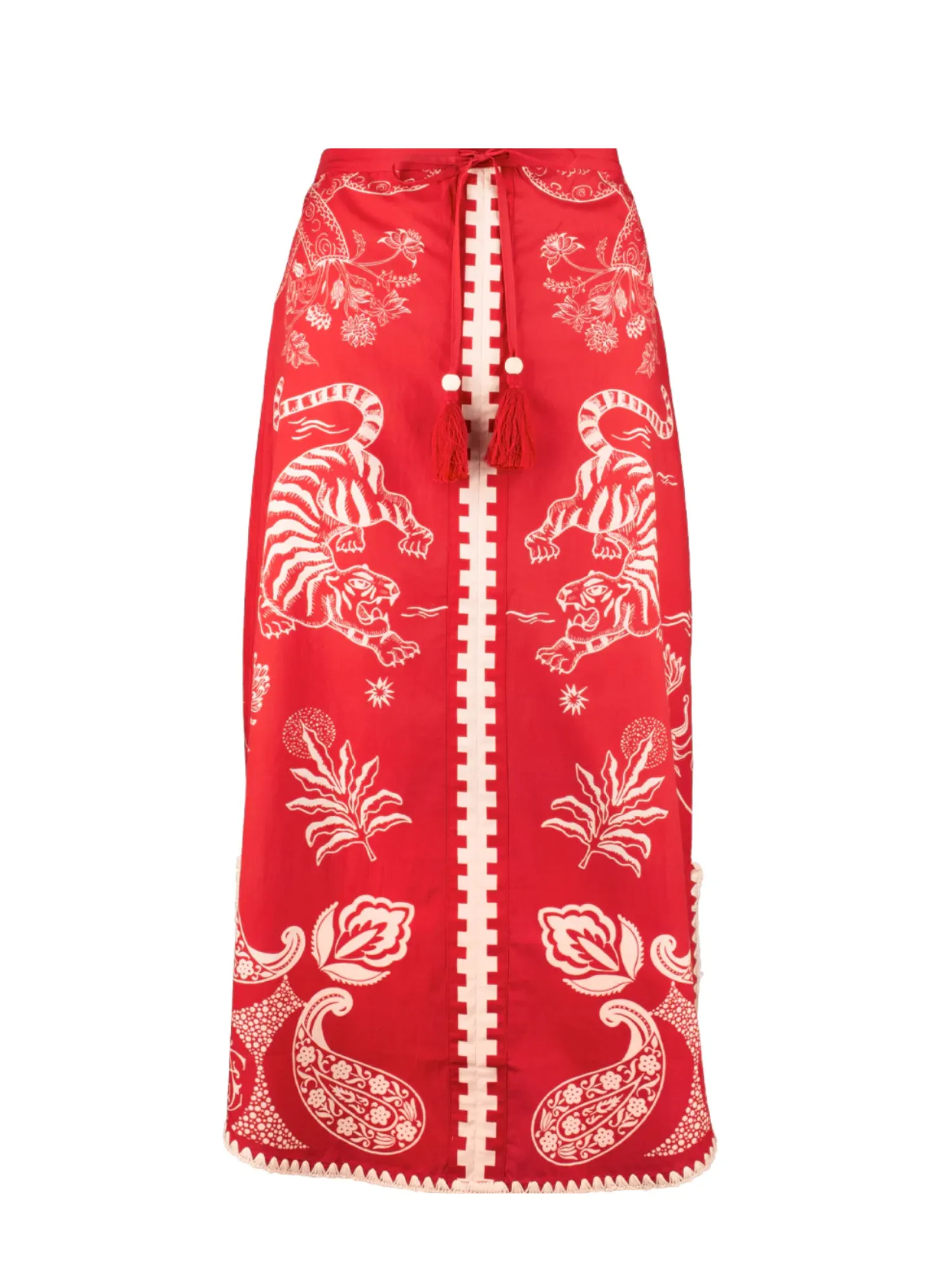 Molly Skirt in Scarlet Tiger sold by Beau & Ro