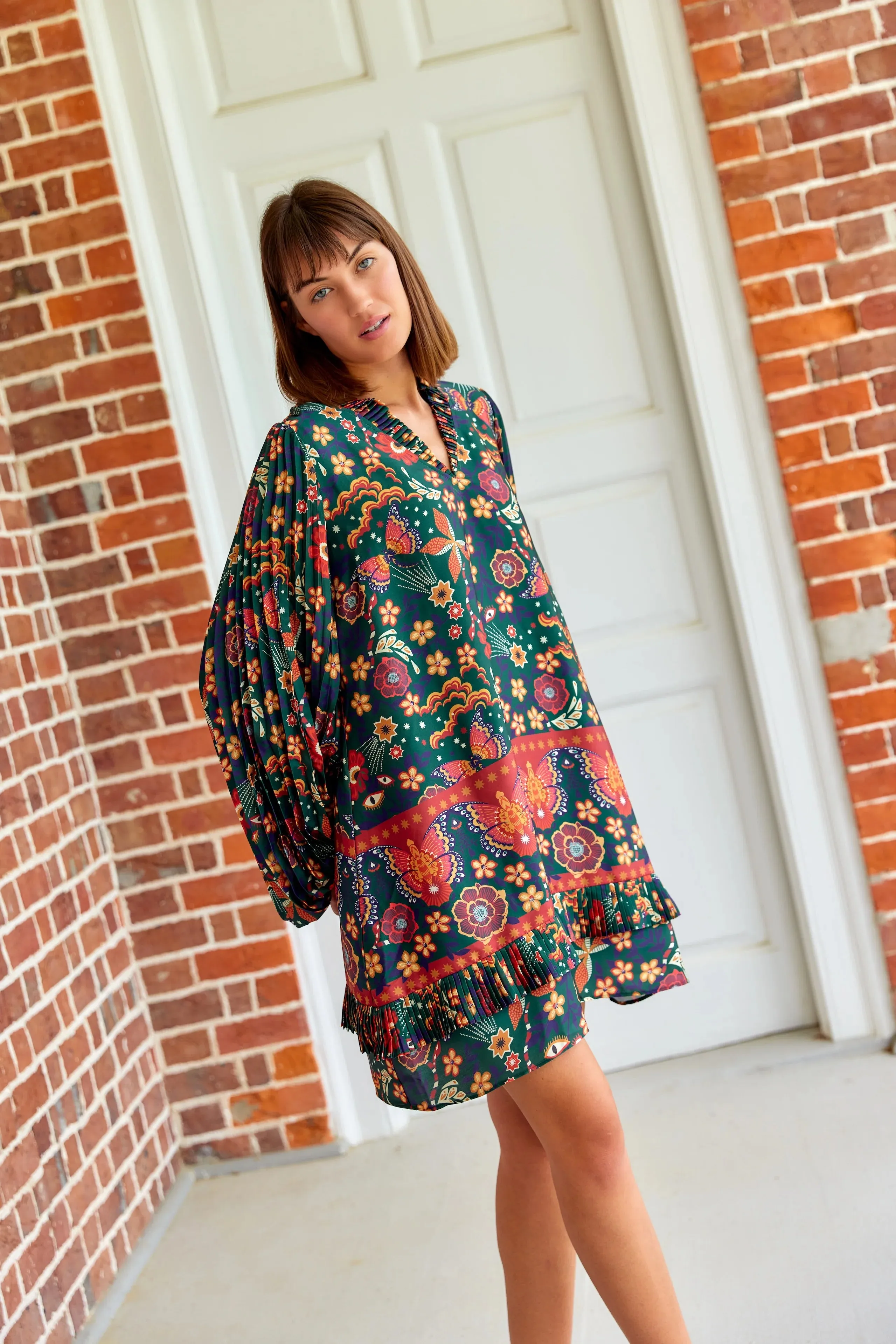Liza Dress in Tapestry sold by Beau & Ro product image thumbnail 2