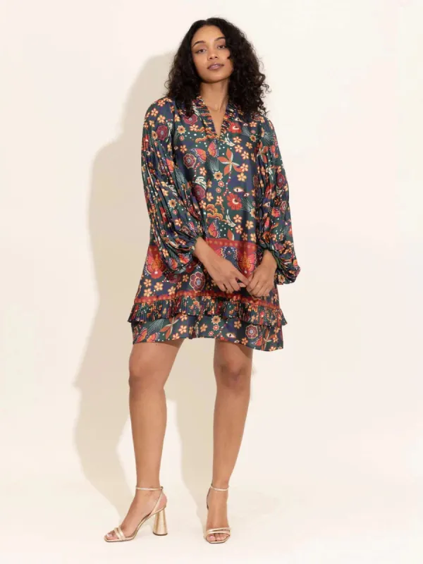 Liza Dress in Tapestry sold by Beau & Ro