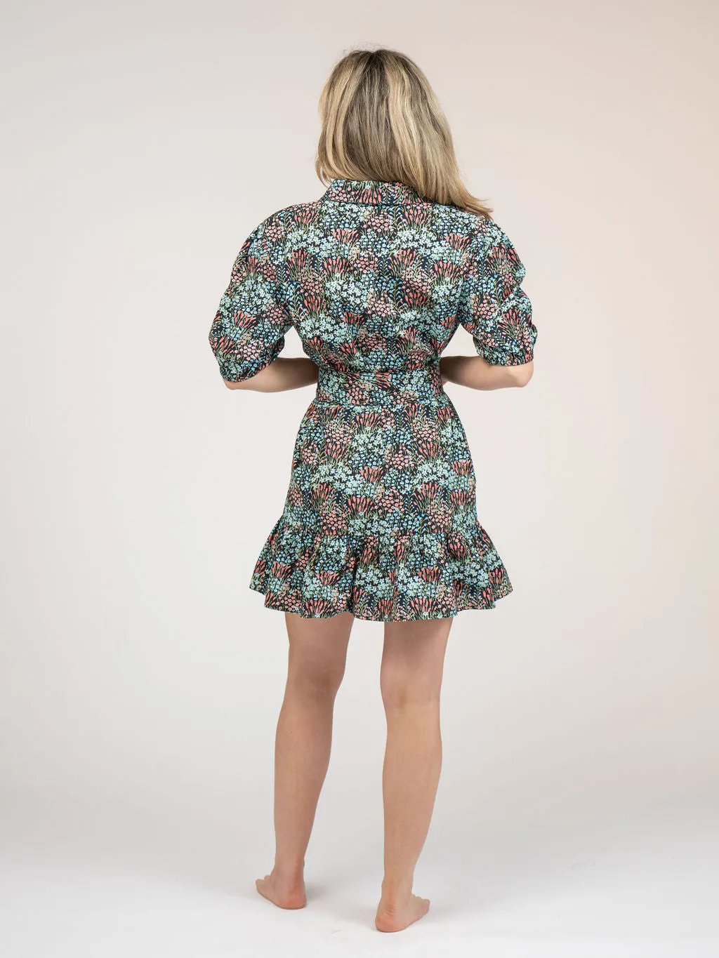 The Monica Dress | Tiny Black Garden sold by Beau & Ro product image thumbnail 3