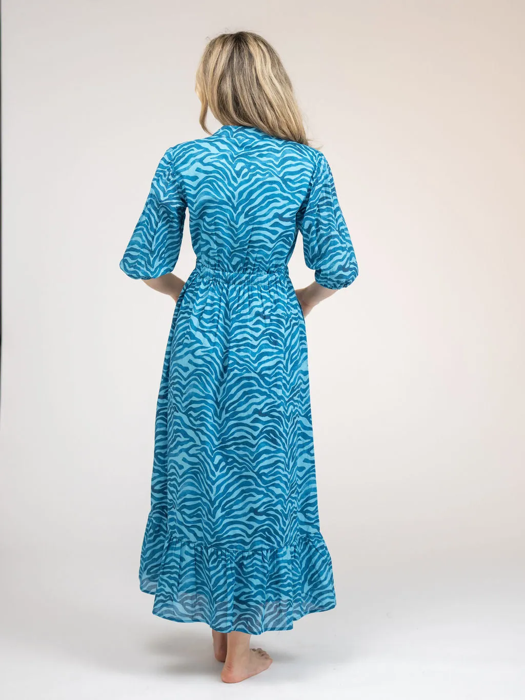 The Lily Midi Dress | Blue Zebra sold by Beau & Ro product image thumbnail 4