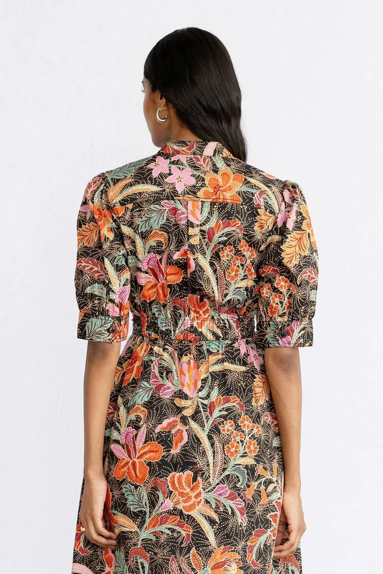 Daffodil Dress in Bali Floral Syrah sold by Beau & Ro product image thumbnail 2