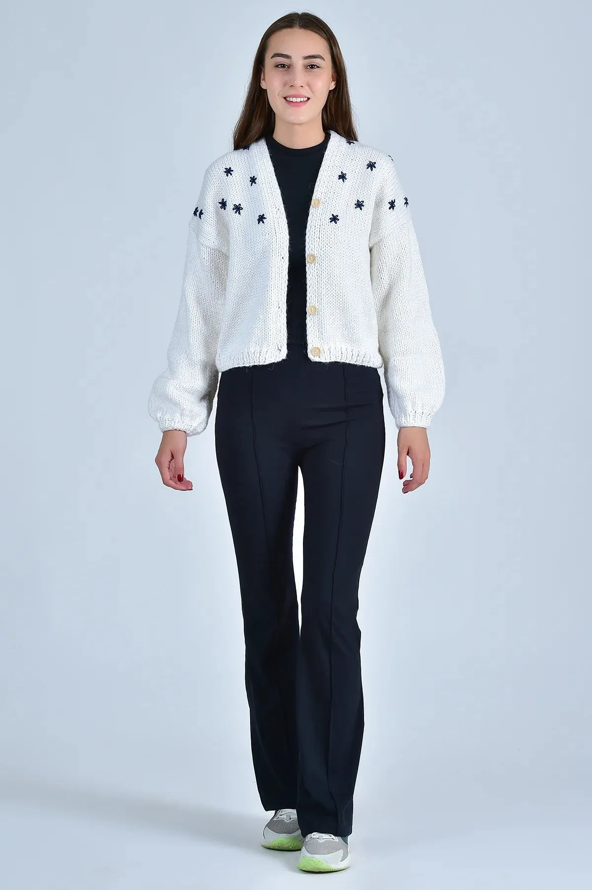 Sisters Bloom Cardigan in Navy Floral sold by Beau & Ro product image thumbnail 2