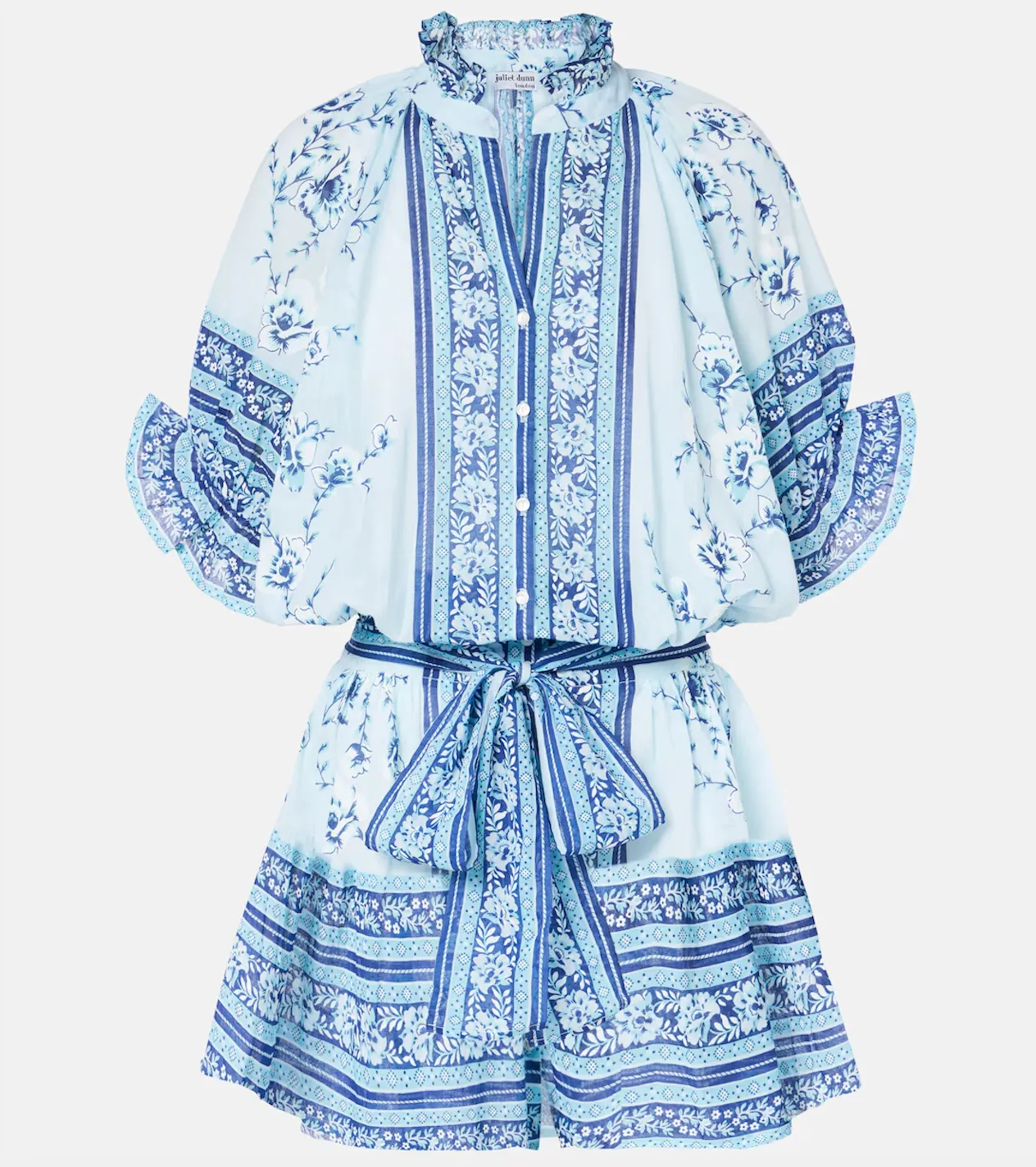 Blouson Dress in China Blue sold by Beau & Ro product image thumbnail 5