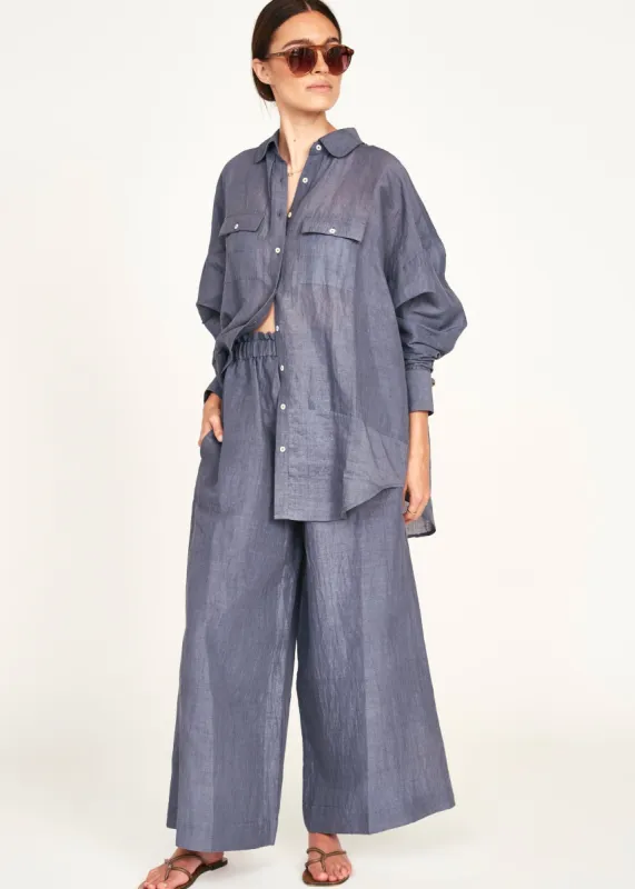 Kyoto Blouse in Pond sold by Beau & Ro