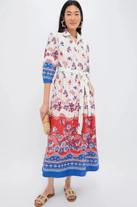 Marlene Dress in Wanderlust Paprika sold by Beau & Ro