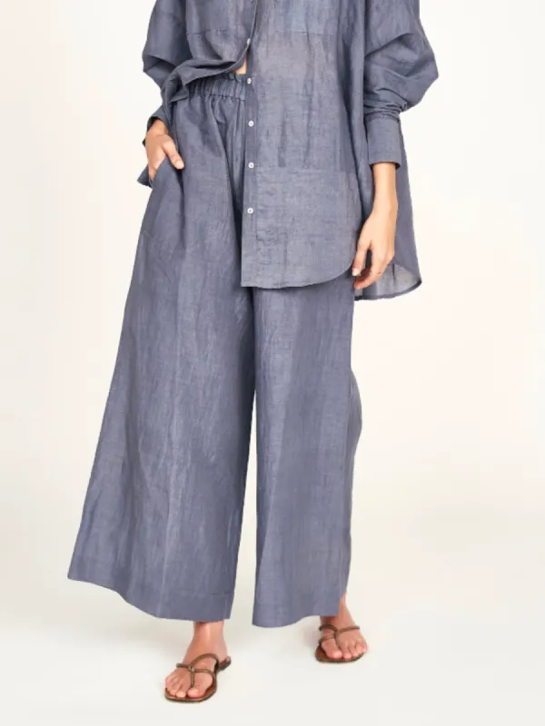 Mirth Pant in Pond sold by Beau & Ro