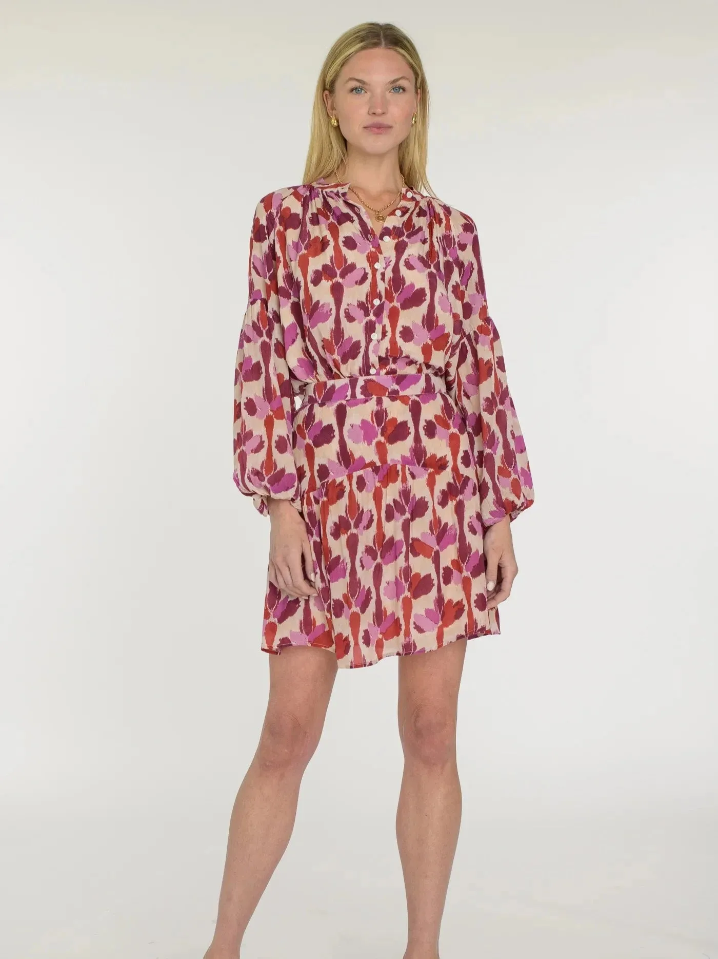 Emory Top in Mood Palm Amethyst sold by Beau & Ro