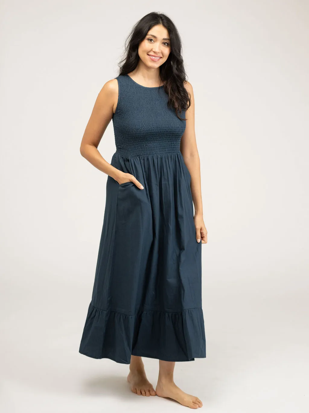 The Margot Dress | Navy sold by Beau & Ro product image thumbnail 4