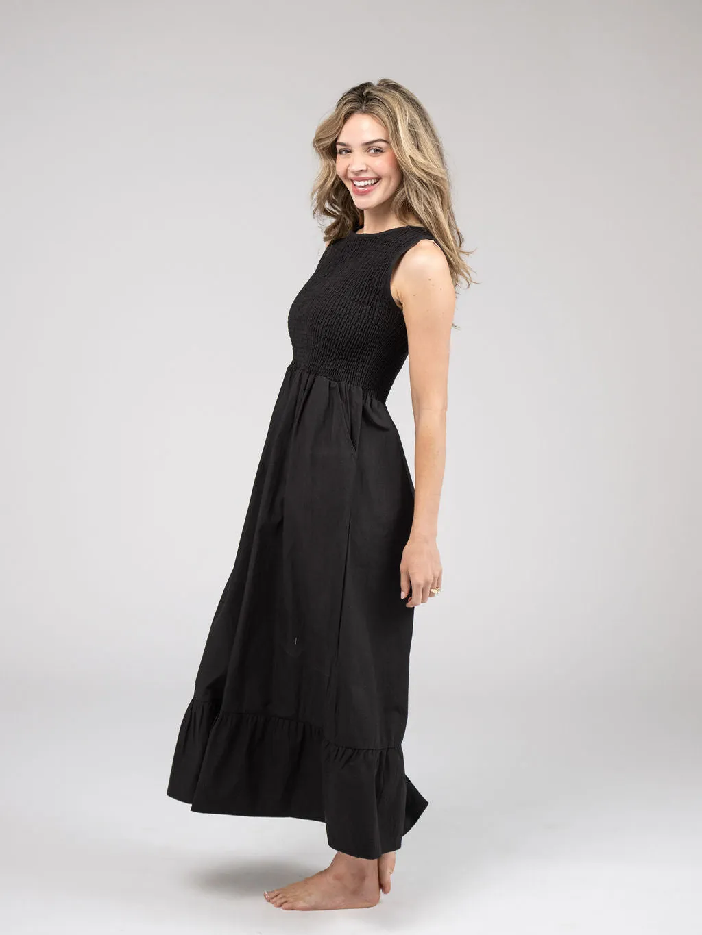 The Margot Dress | Black sold by Beau & Ro