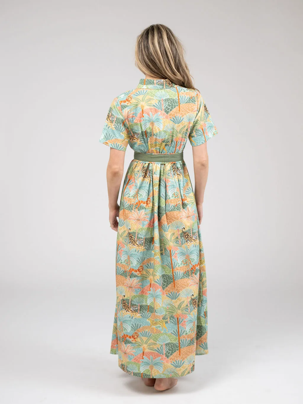 The Elle Maxi Dress | Safari Multi sold by Beau & Ro product image thumbnail 4