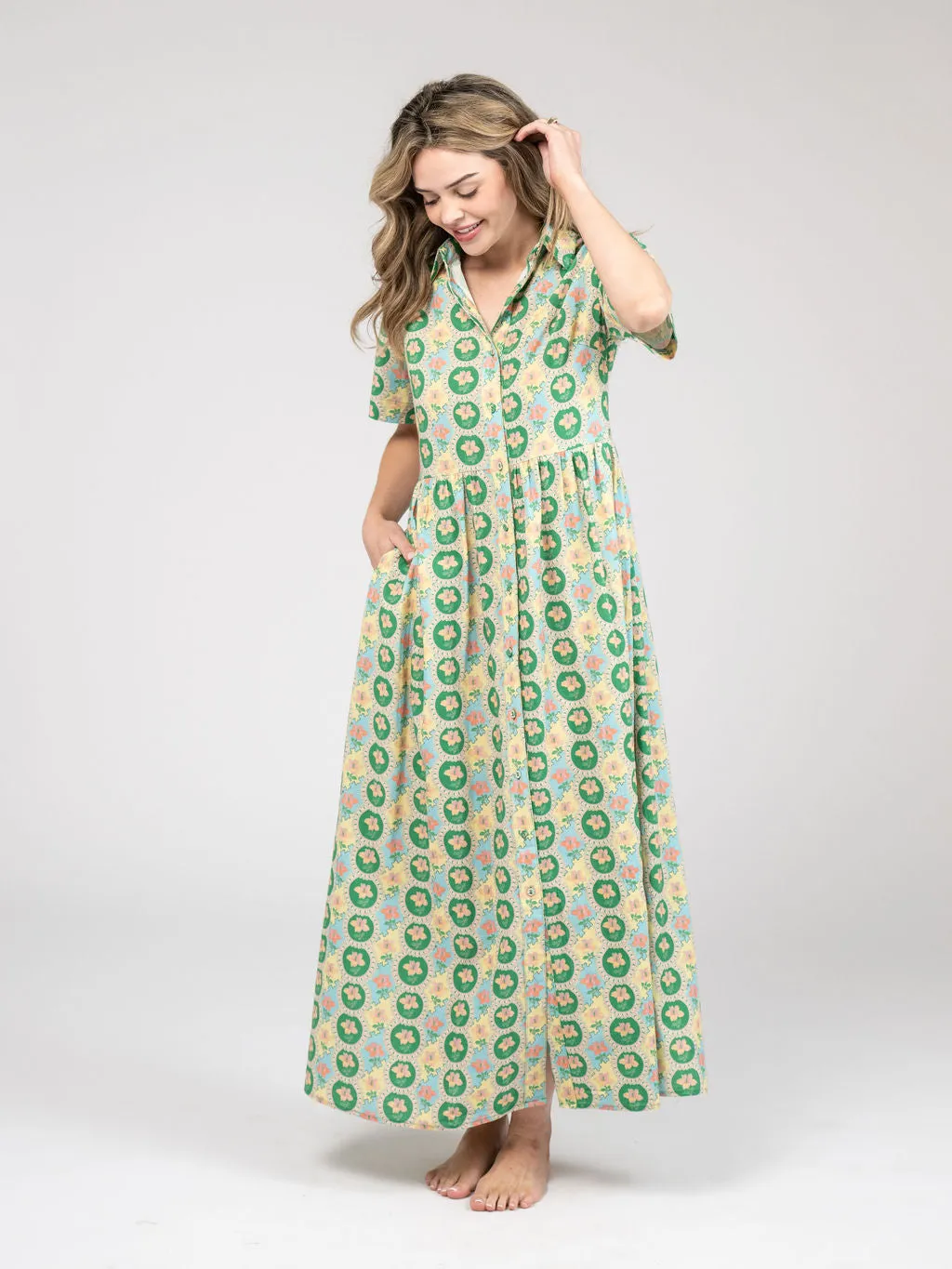 The Elle Maxi Dress | Lace Sorbet sold by Beau & Ro product image thumbnail 4