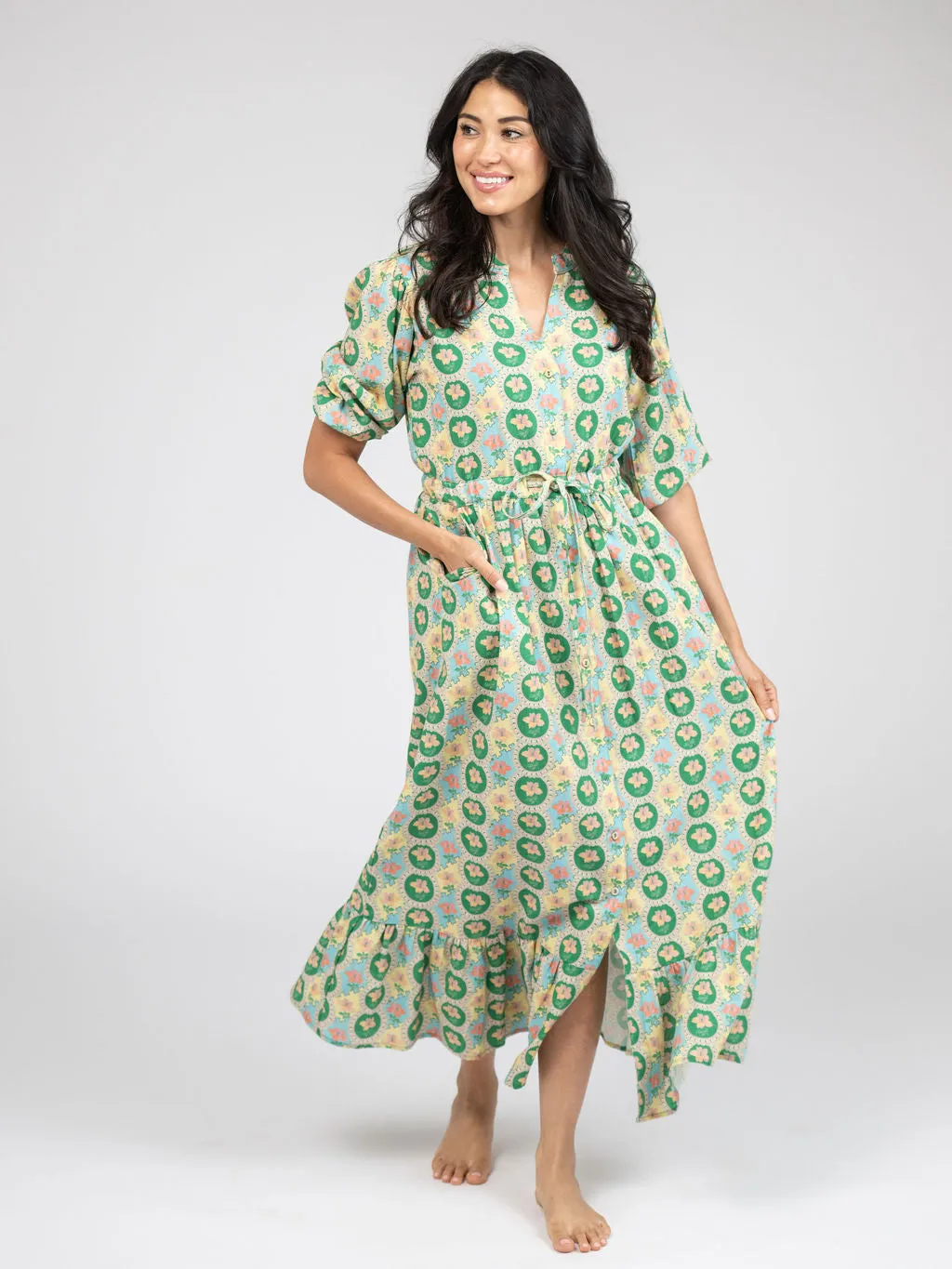 The Lily Midi Dress | Lace Sorbet sold by Beau & Ro