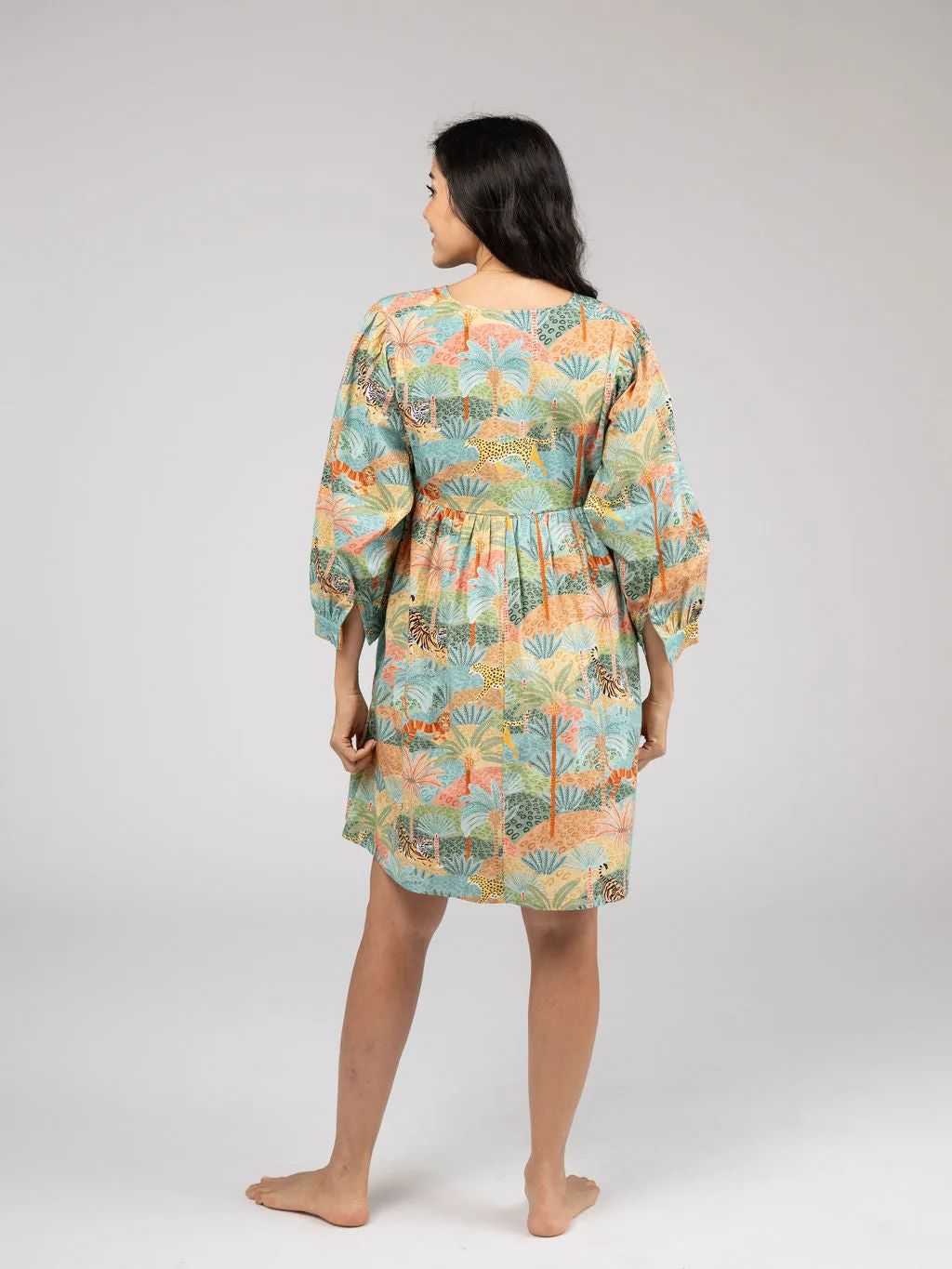 The Murray Mini Dress | Safari Multi sold by Beau & Ro product image thumbnail 4