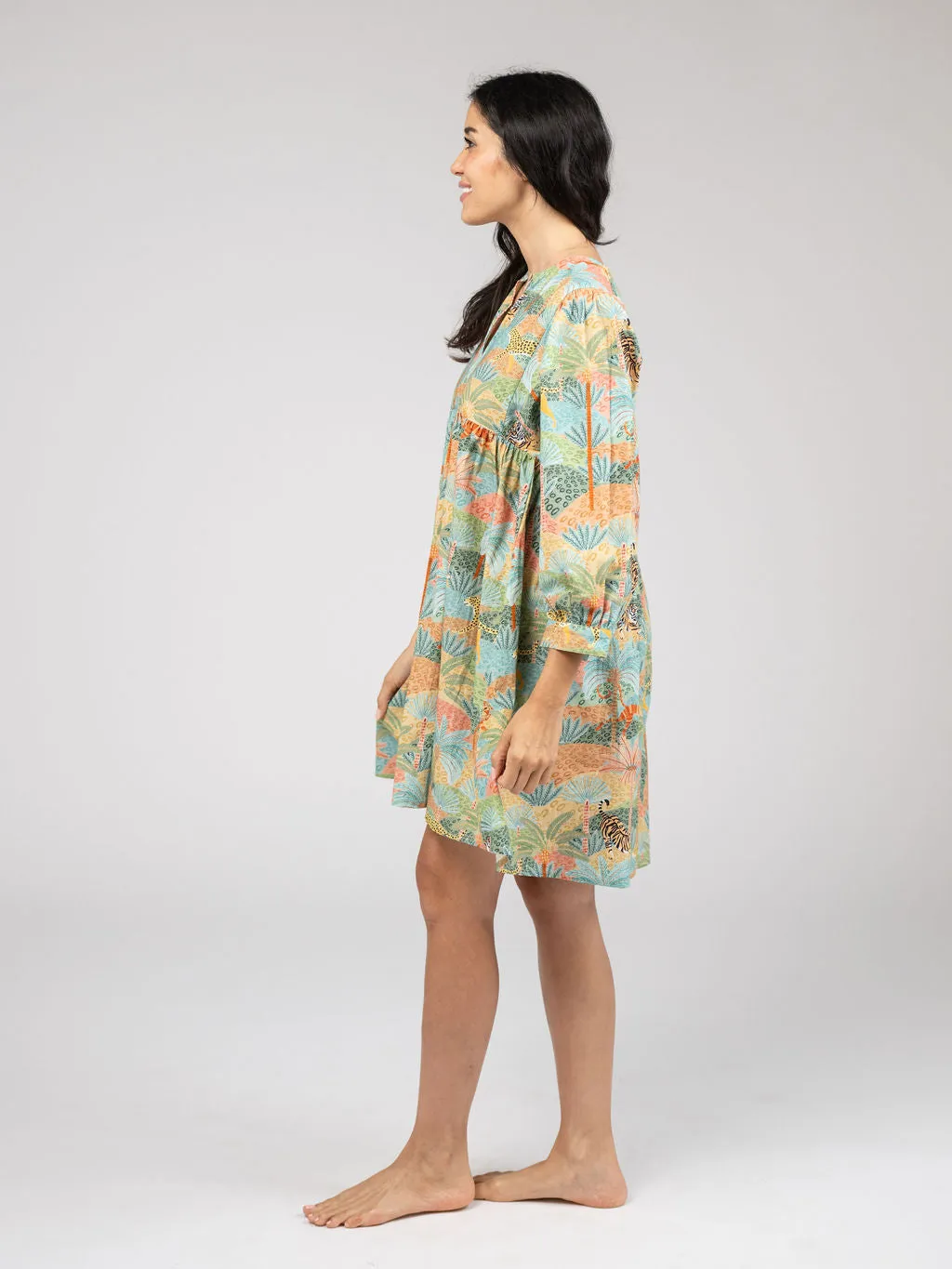 The Murray Mini Dress | Safari Multi sold by Beau & Ro product image thumbnail 3