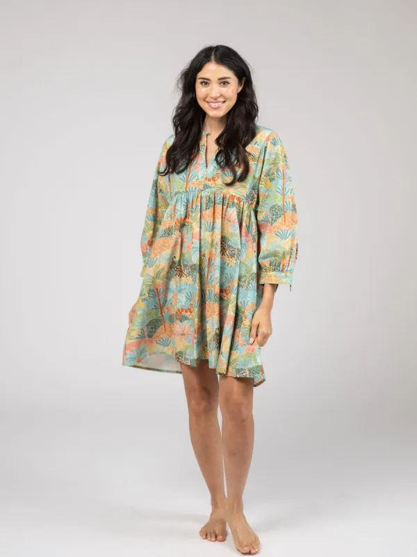 The Murray Mini Dress | Safari Multi sold by Beau & Ro