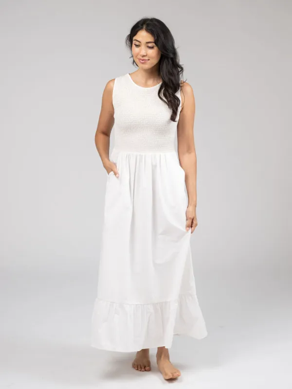 The Margot Dress | White sold by Beau & Ro